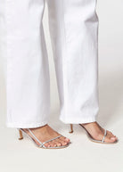 swatch_silver leather caprice heeled sandal heeled sandals