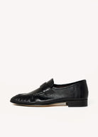 swatch_black gatsby loafer flat shoes
