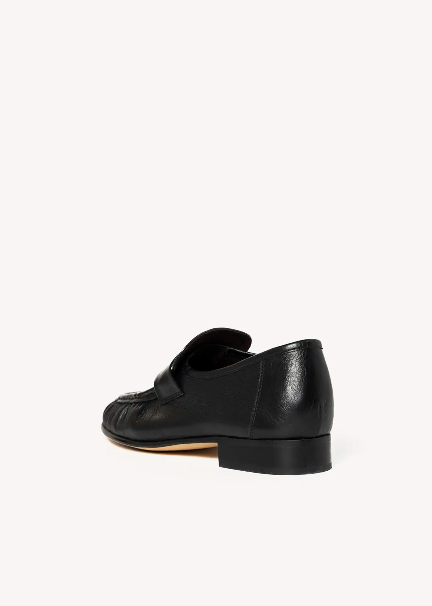 swatch_black gatsby loafer flat shoes