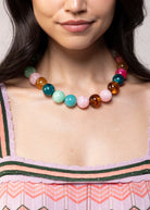 swatch_Pink Mix dora chunky beaded necklace