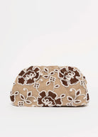 swatch_Coffee cosai floral sequin evening clutch bag