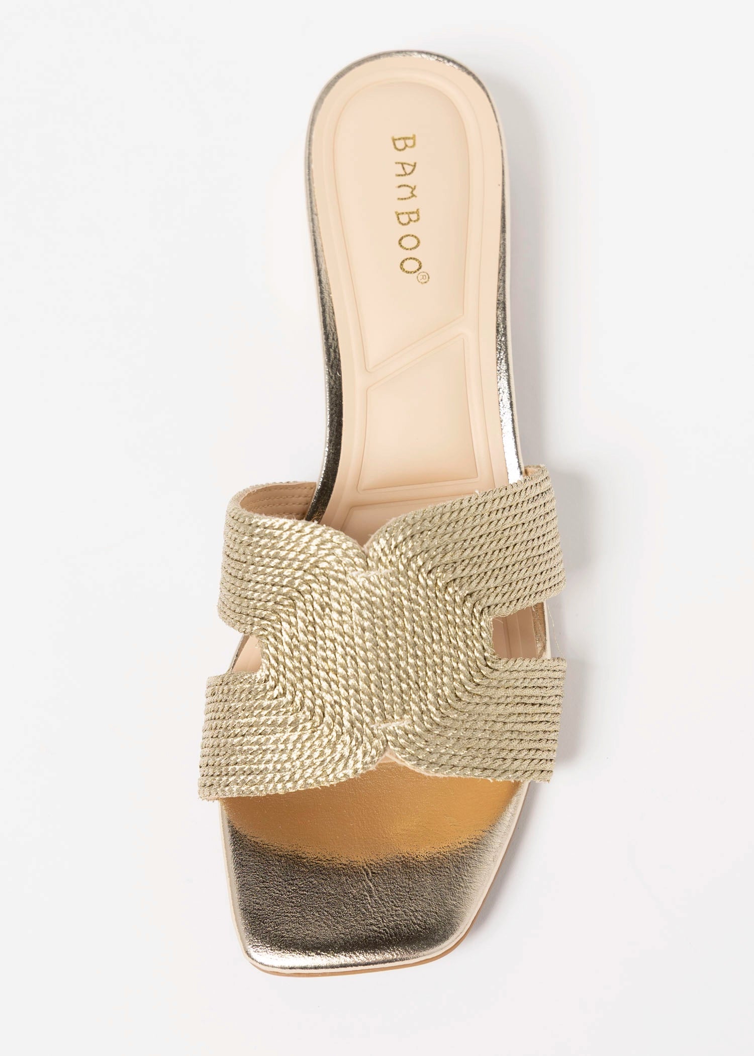 swatch_Gold airy block heel sandal