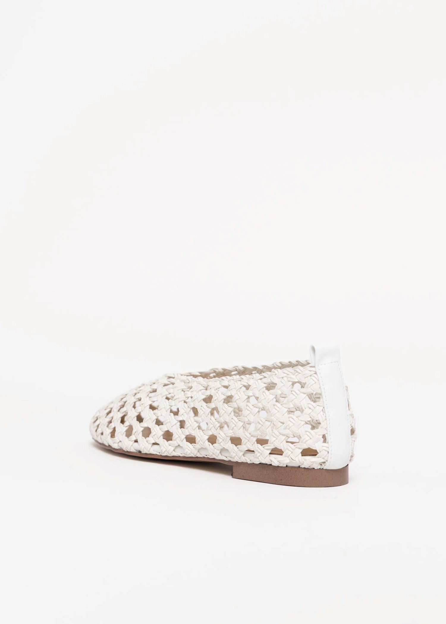 swatch_White Leather tony bianco Cheeky woven flat