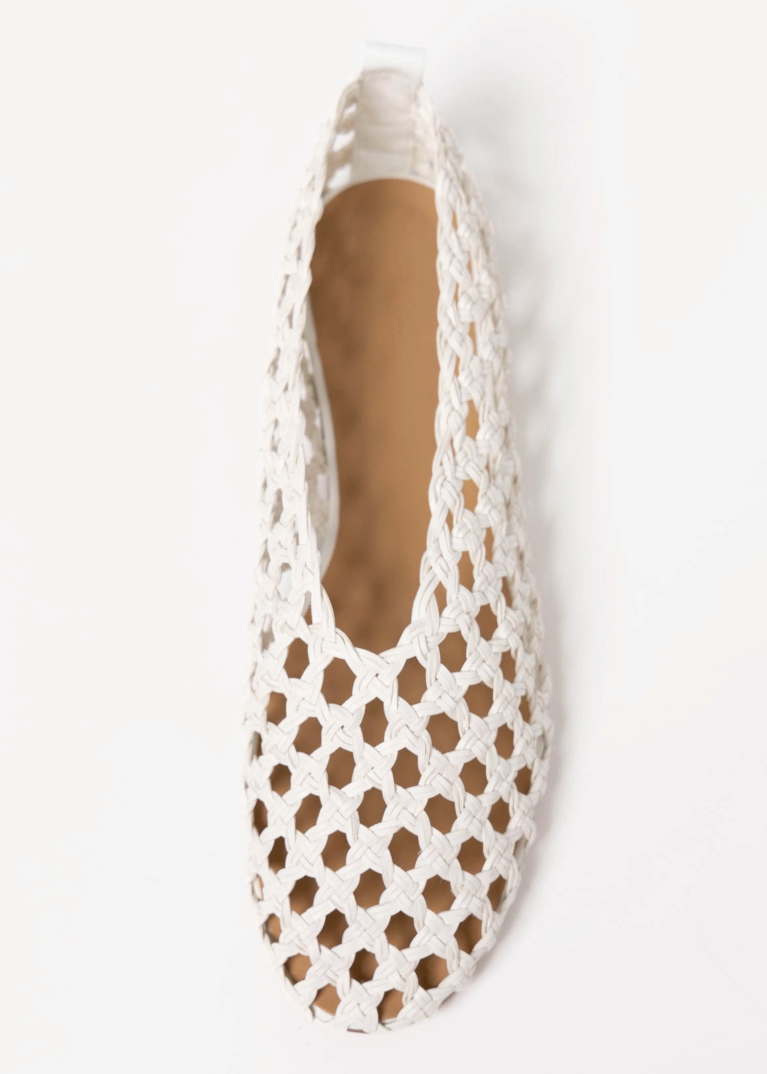 swatch_White Leather tony bianco Cheeky woven flat