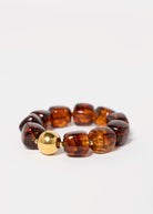 swatch_Brown oakley chunky beaded bracelet