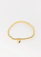 swatch_Gold heart stretch bracelet
