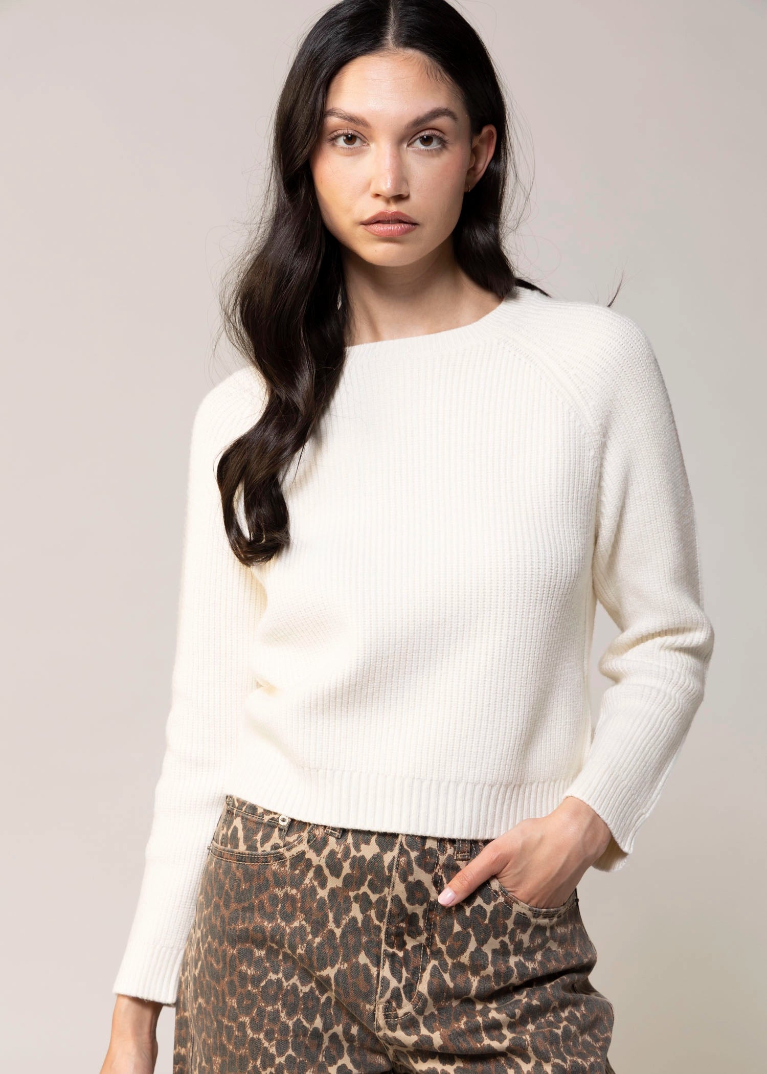 swatch_Ivory central park west nash denim collar sweater