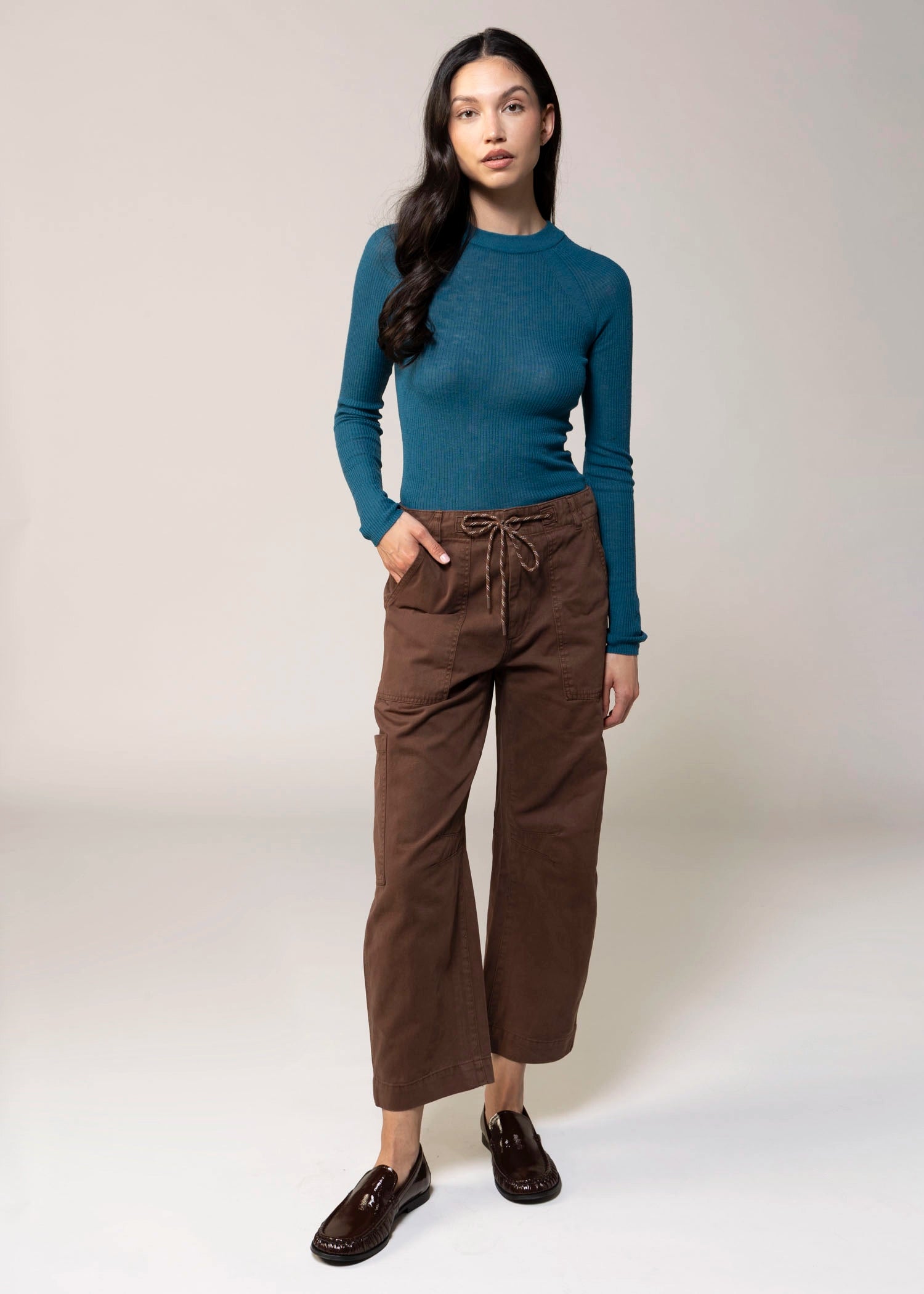 swatch_Deep Teal pistola juno sweater