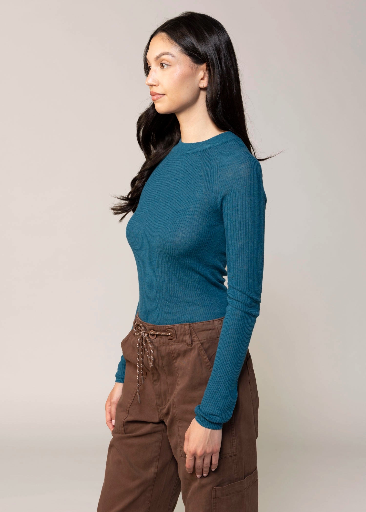 swatch_Deep Teal pistola juno sweater