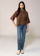 swatch_Roche/Brown pistola nadya polo sweater