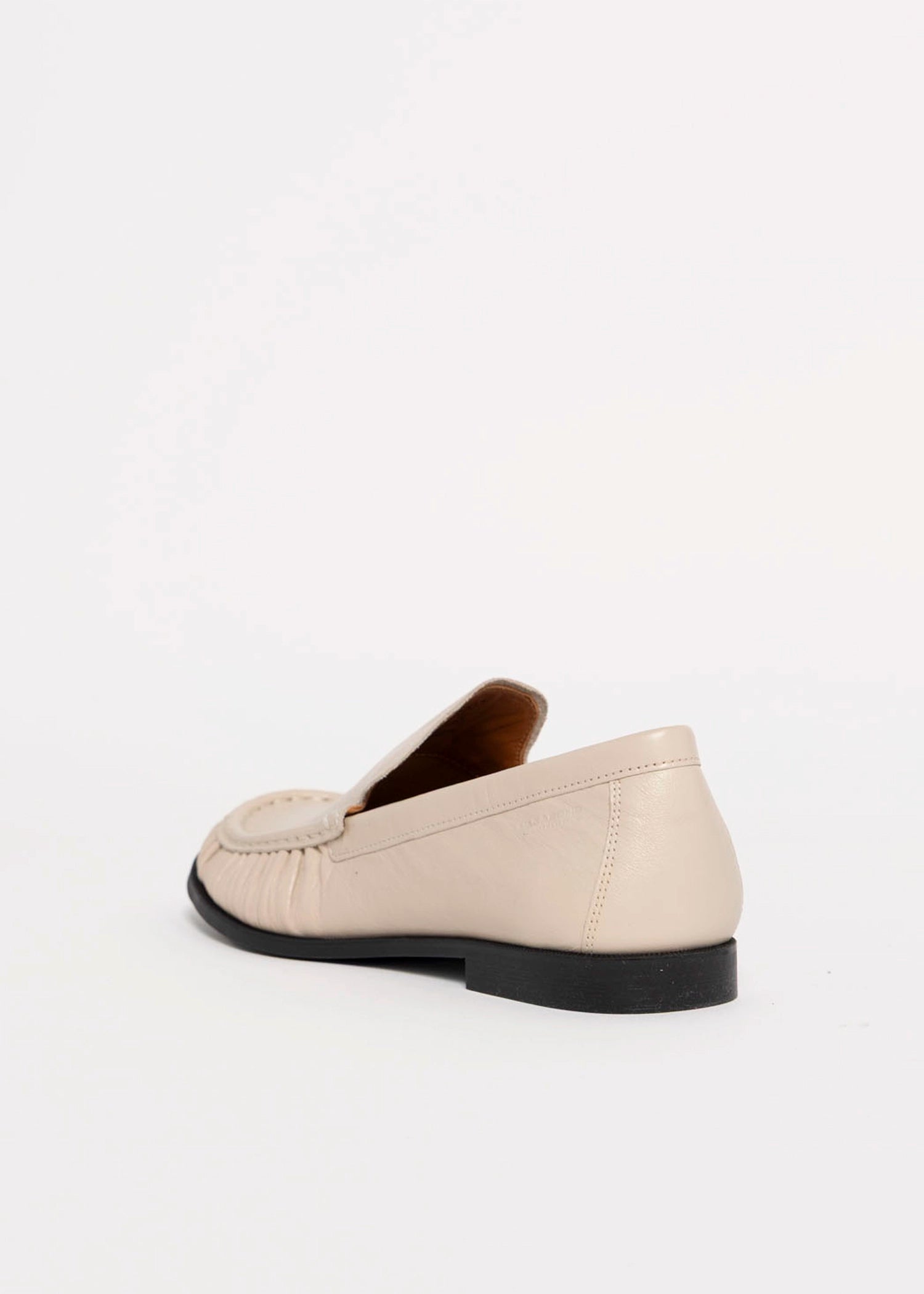 swatch_Ivory Leather vagabond brandi rushed loafer