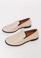 swatch_Ivory Leather vagabond brandi rushed loafer