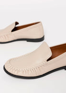 swatch_Ivory Leather vagabond brandi rushed loafer