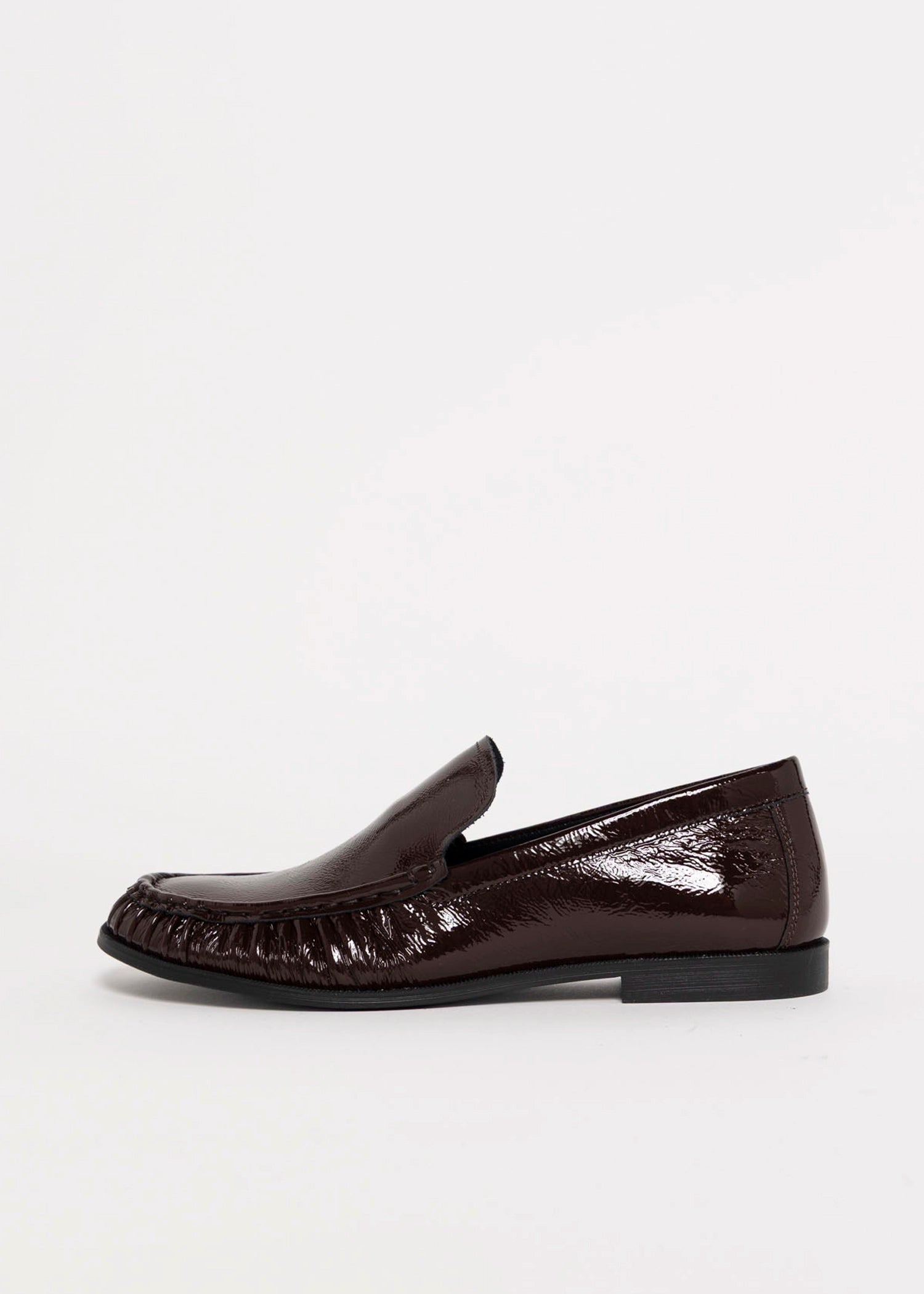 swatch_Chocolate Patent vagabond brandi rushed loafer