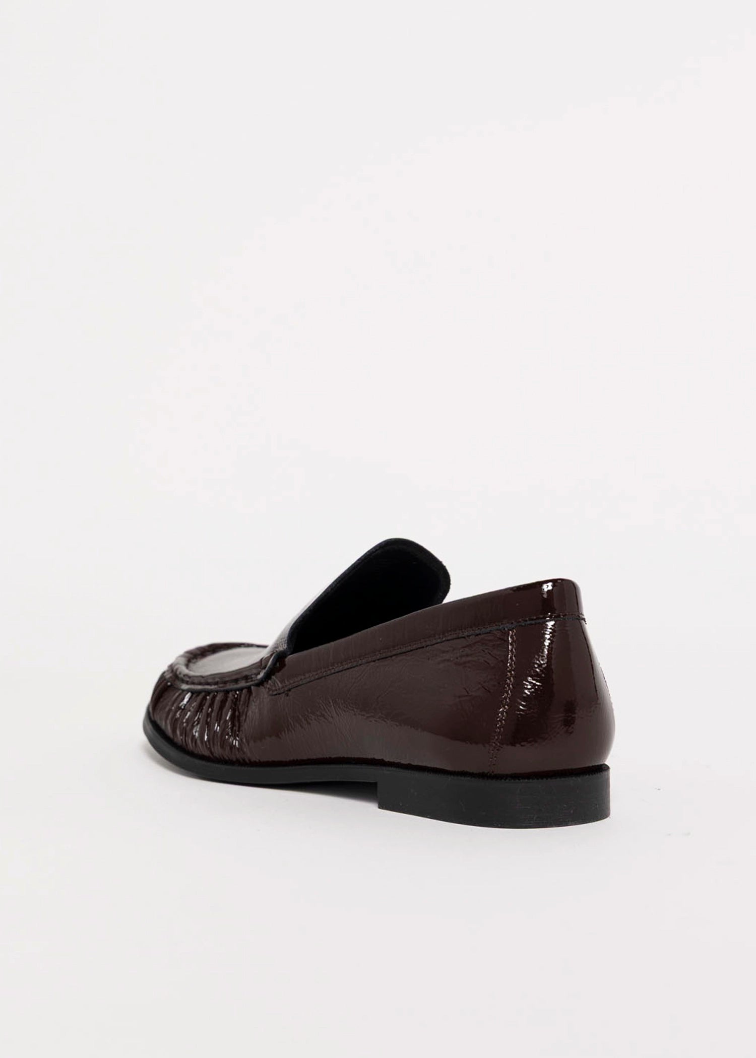 swatch_Chocolate Patent vagabond brandi rushed loafer