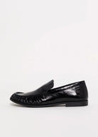 swatch_Black Patent vagabond brandi rushed loafer