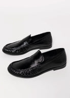 swatch_Black Patent vagabond brandi rushed loafer