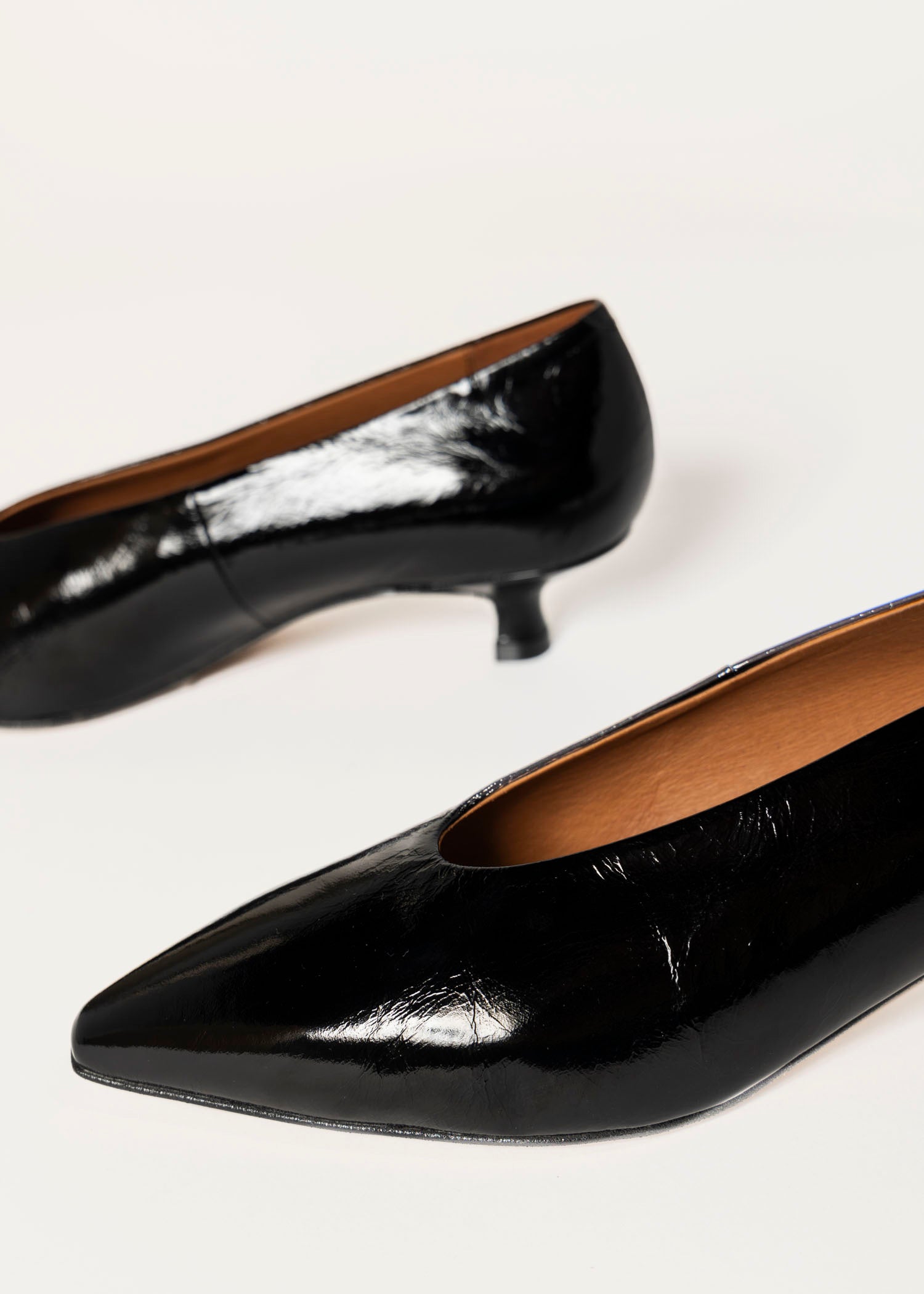 swatch_black patent margo kitten heel pump heels