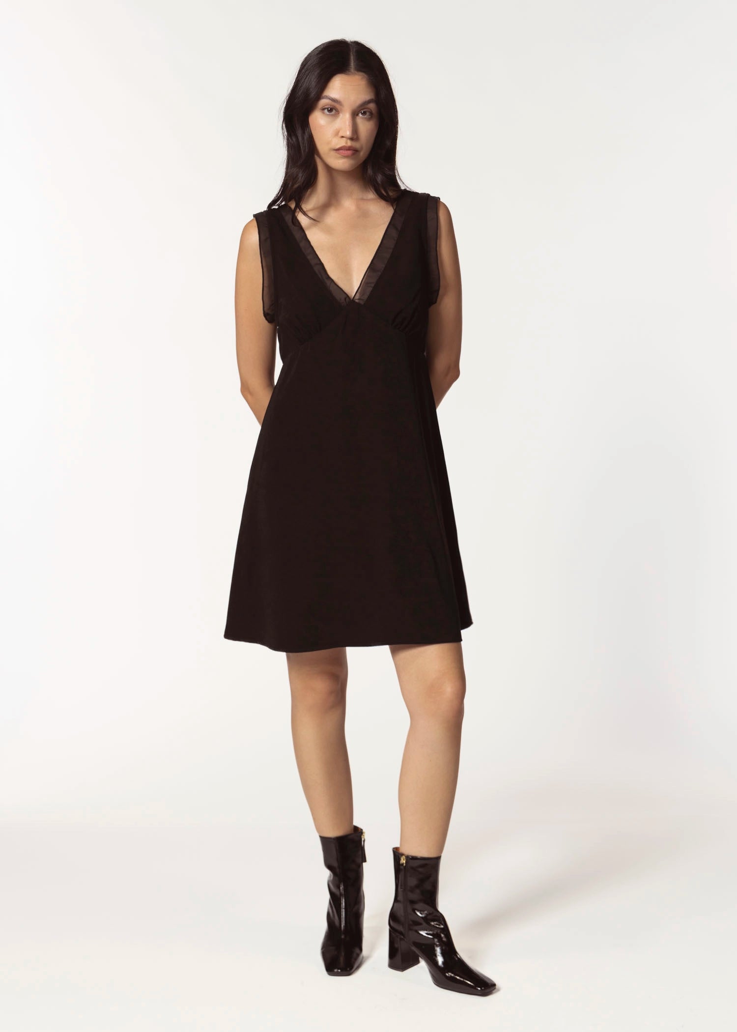 swatch_black patent drimia heeled boot ankle boots