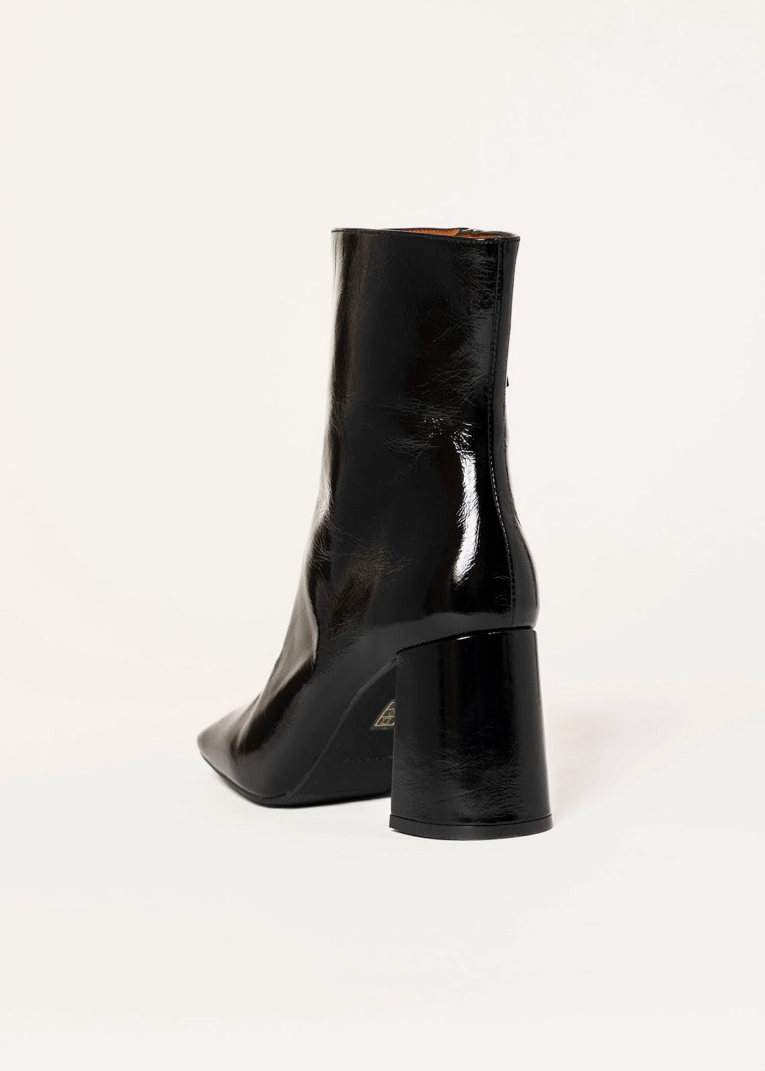 swatch_black patent drimia heeled boot ankle boots