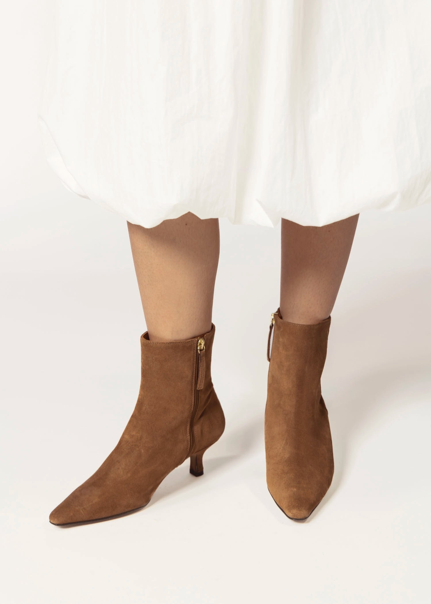 swatch_camel suede cleo kitten heel bootie ankle boots