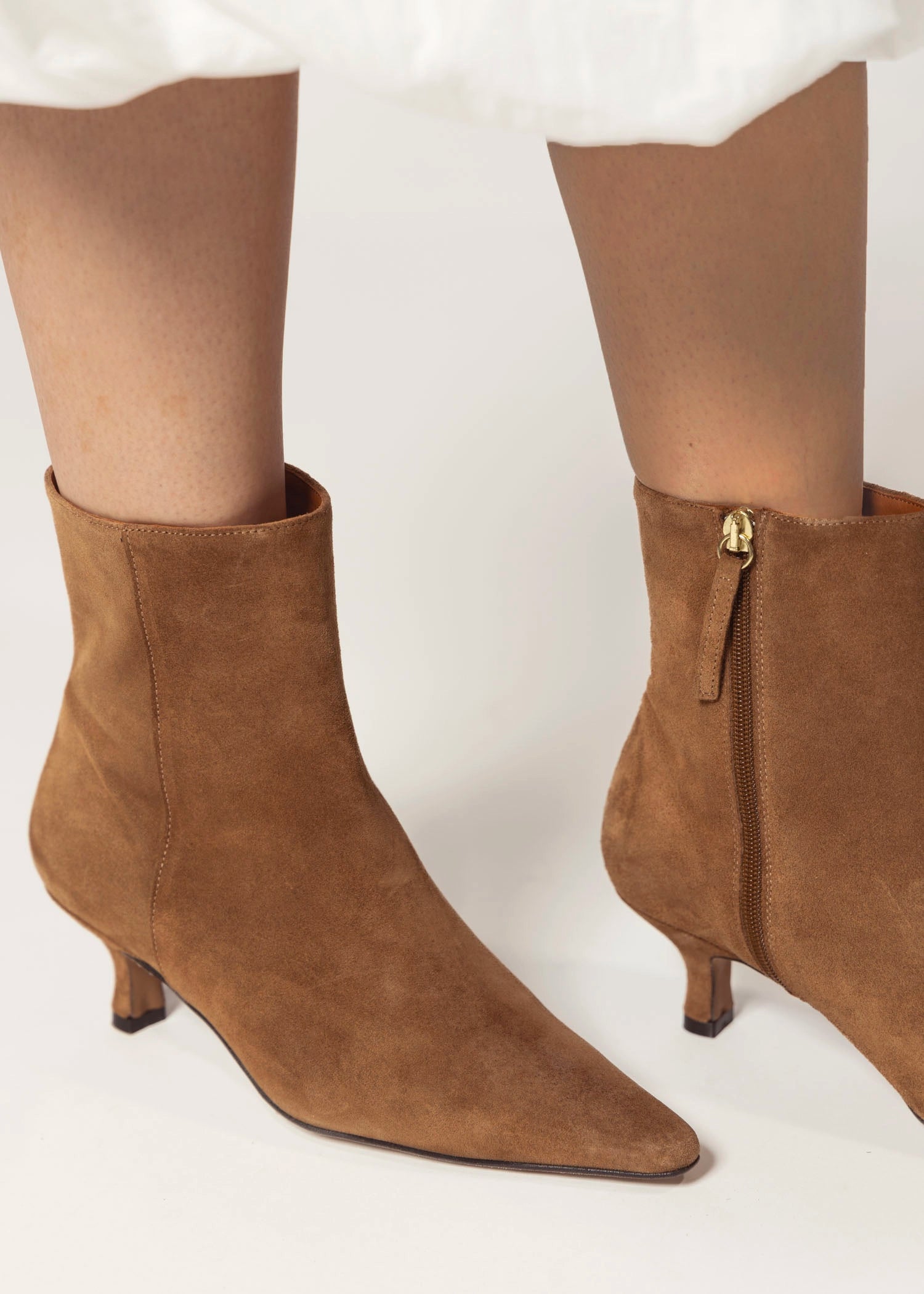 swatch_camel suede cleo kitten heel bootie ankle boots