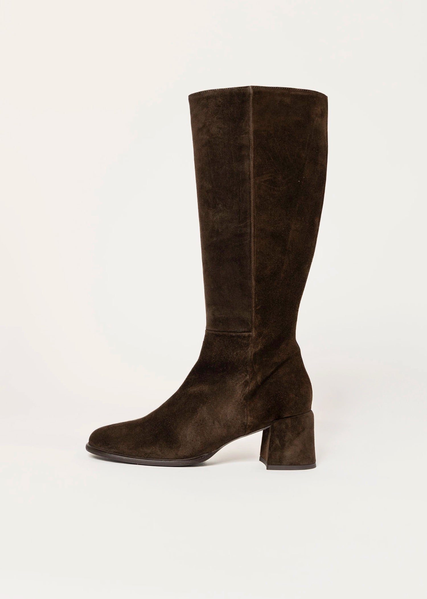swatch_chocolate suede ytita knee-high boot boots