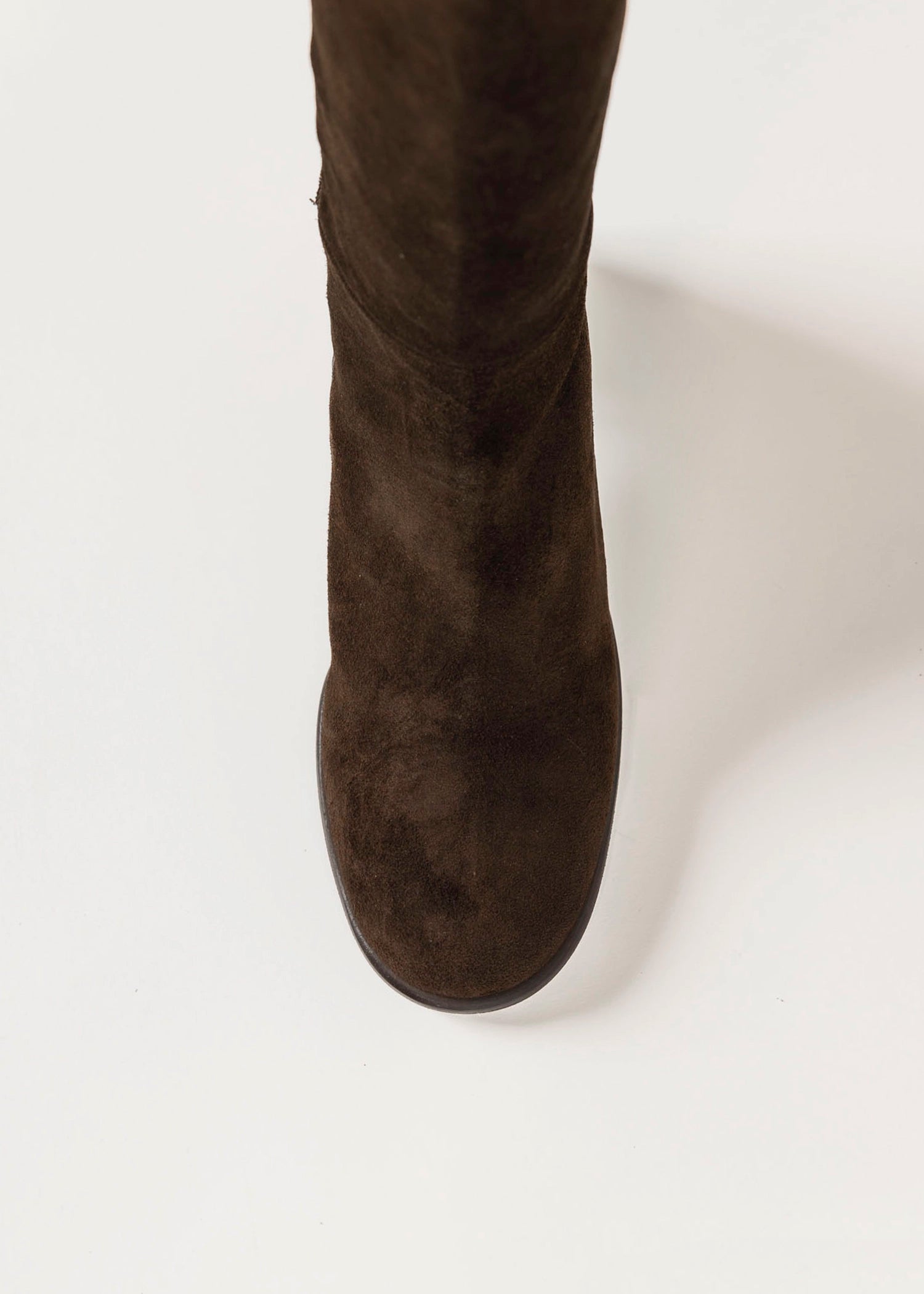 swatch_chocolate suede ytita knee-high boot boots