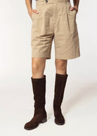 swatch_chocolate suede icita riding boot boots