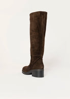 swatch_chocolate suede icita riding boot boots