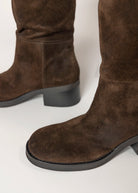 swatch_chocolate suede icita riding boot boots