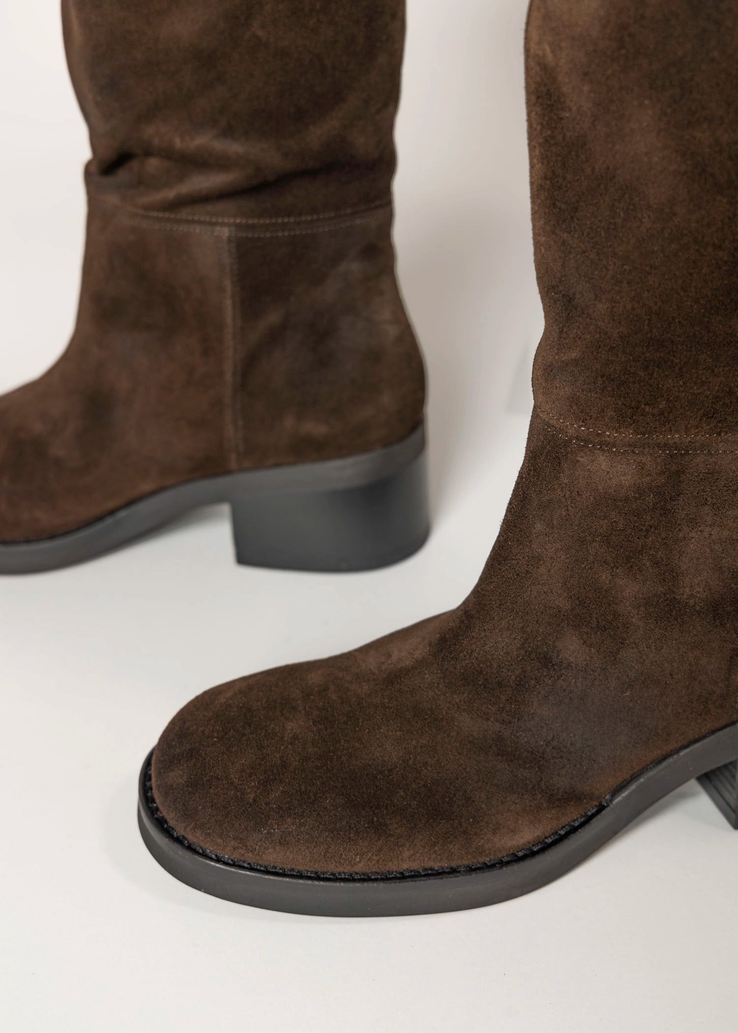 swatch_chocolate suede icita riding boot boots