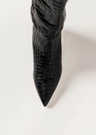 swatch_black gaelle tall croco boot boots