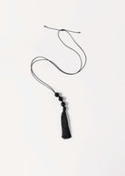swatch_Black tassel necklace
