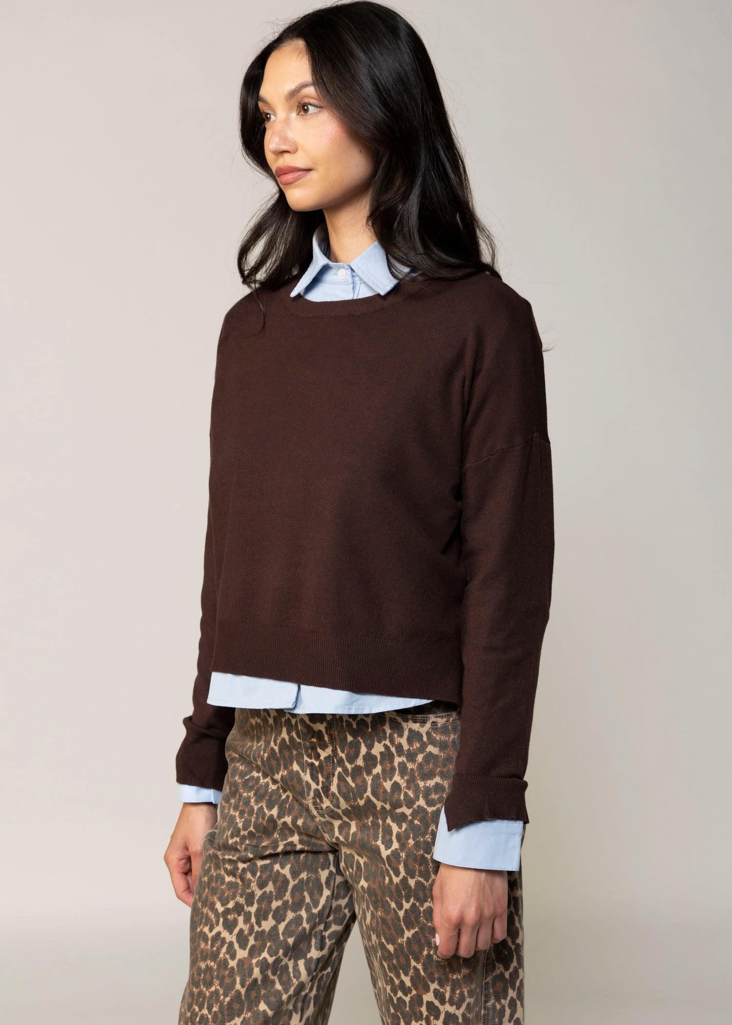 swatch_Chocolate deluc polly sweater
