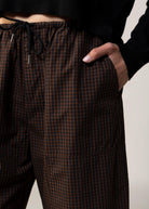 swatch_Brown/Black pistola theo pant