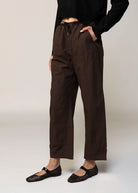 swatch_Brown/Black pistola theo pant