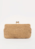 swatch_Camel raffia clutch