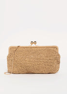 swatch_Camel raffia clutch