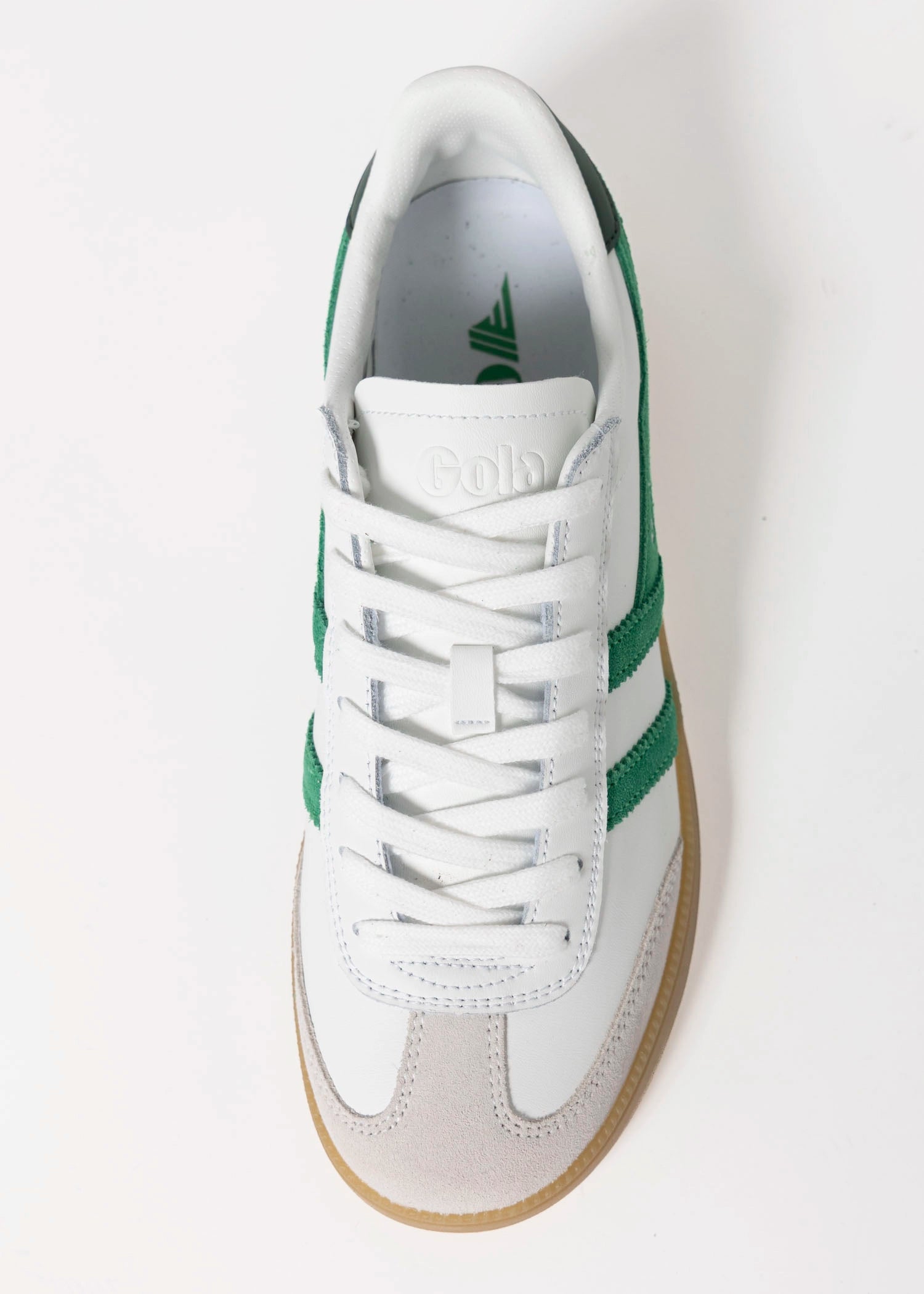swatch_White/Emerald gola viper sneaker