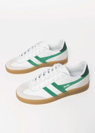 swatch_White/Emerald gola viper sneaker