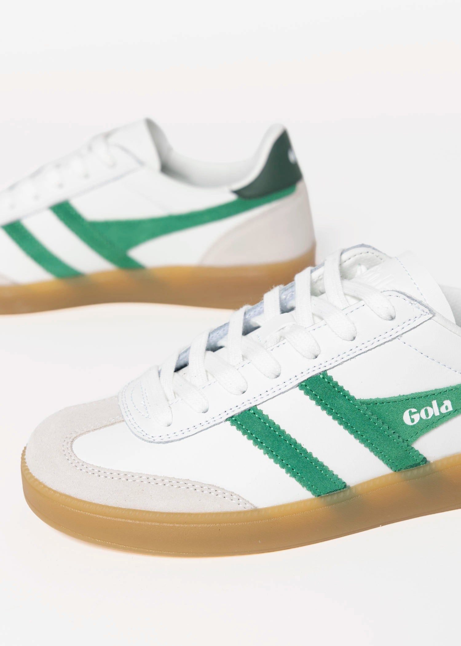 swatch_White/Emerald gola viper sneaker