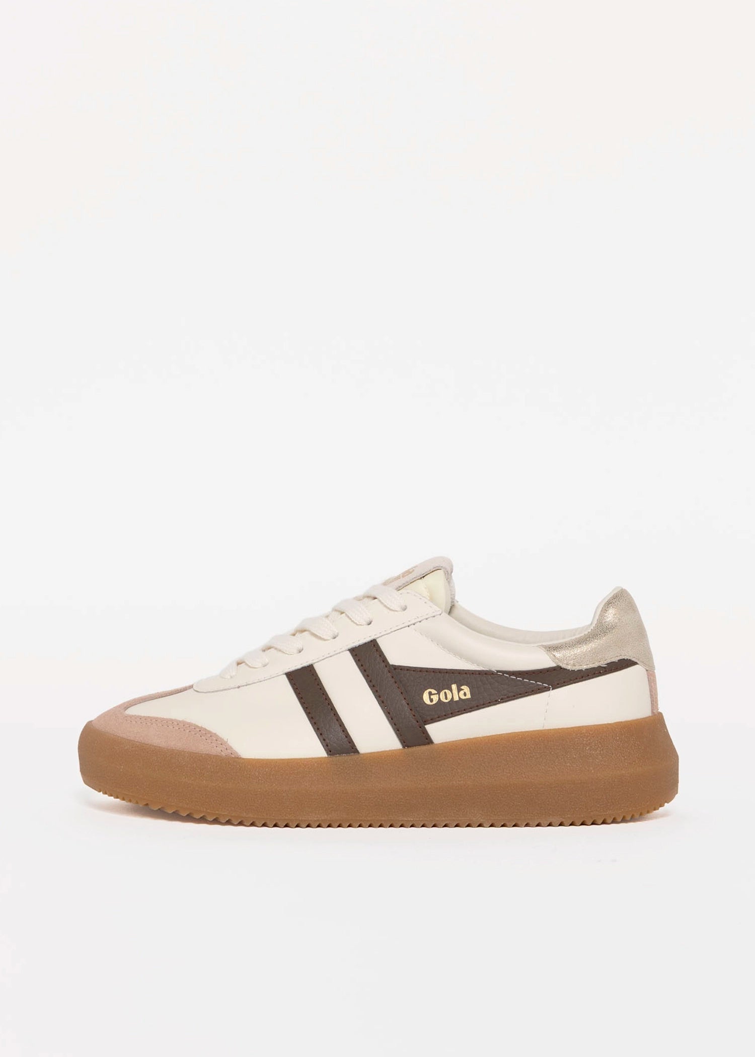 swatch_White/Cameo/Root gola athena platform sneaker shoes