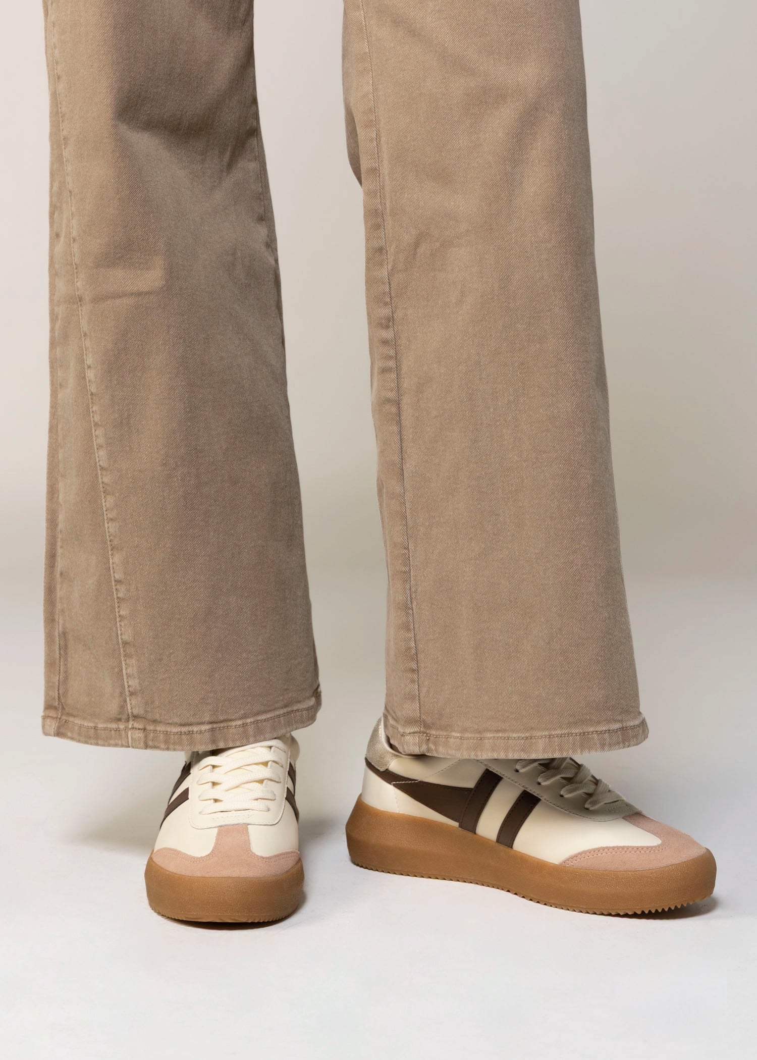 swatch_White/Cameo/Root gola athena platform sneaker shoes