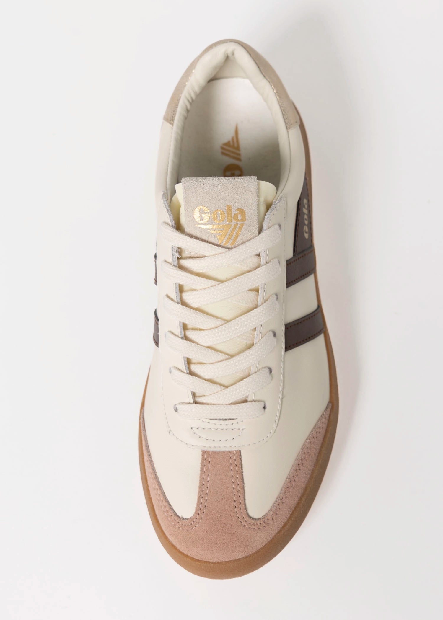 swatch_White/Cameo/Root gola athena platform sneaker shoes