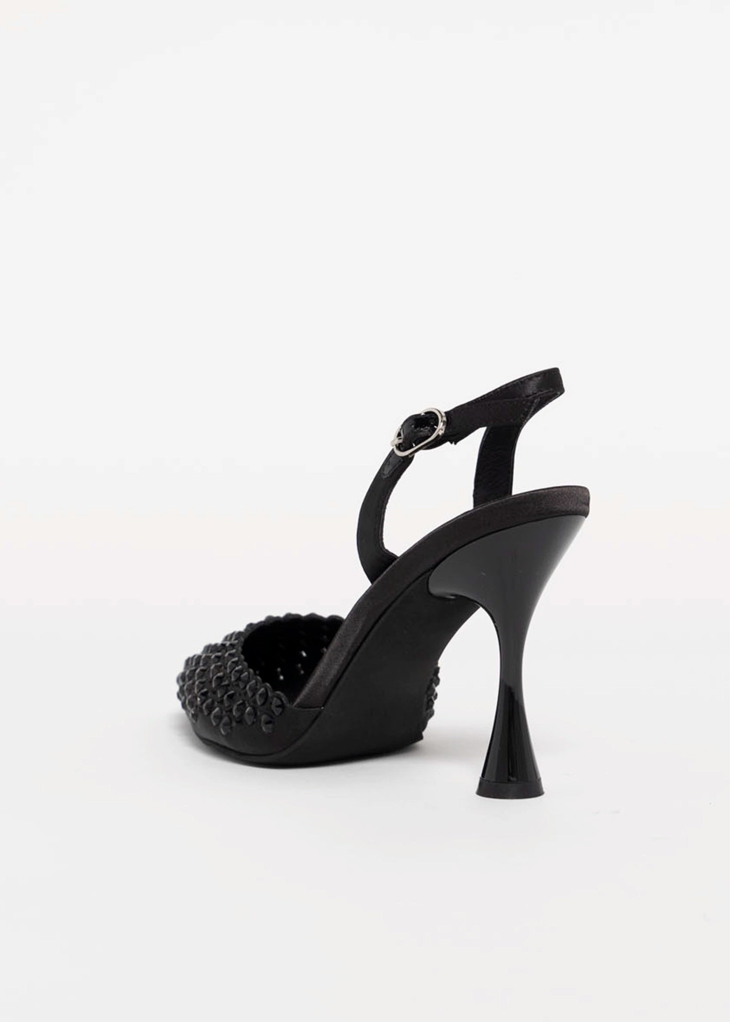 swatch_Black Satin jeffrey campbell shiner slingback heel