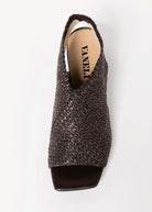swatch_Dark Brown vaneli woven raffia slingback heel