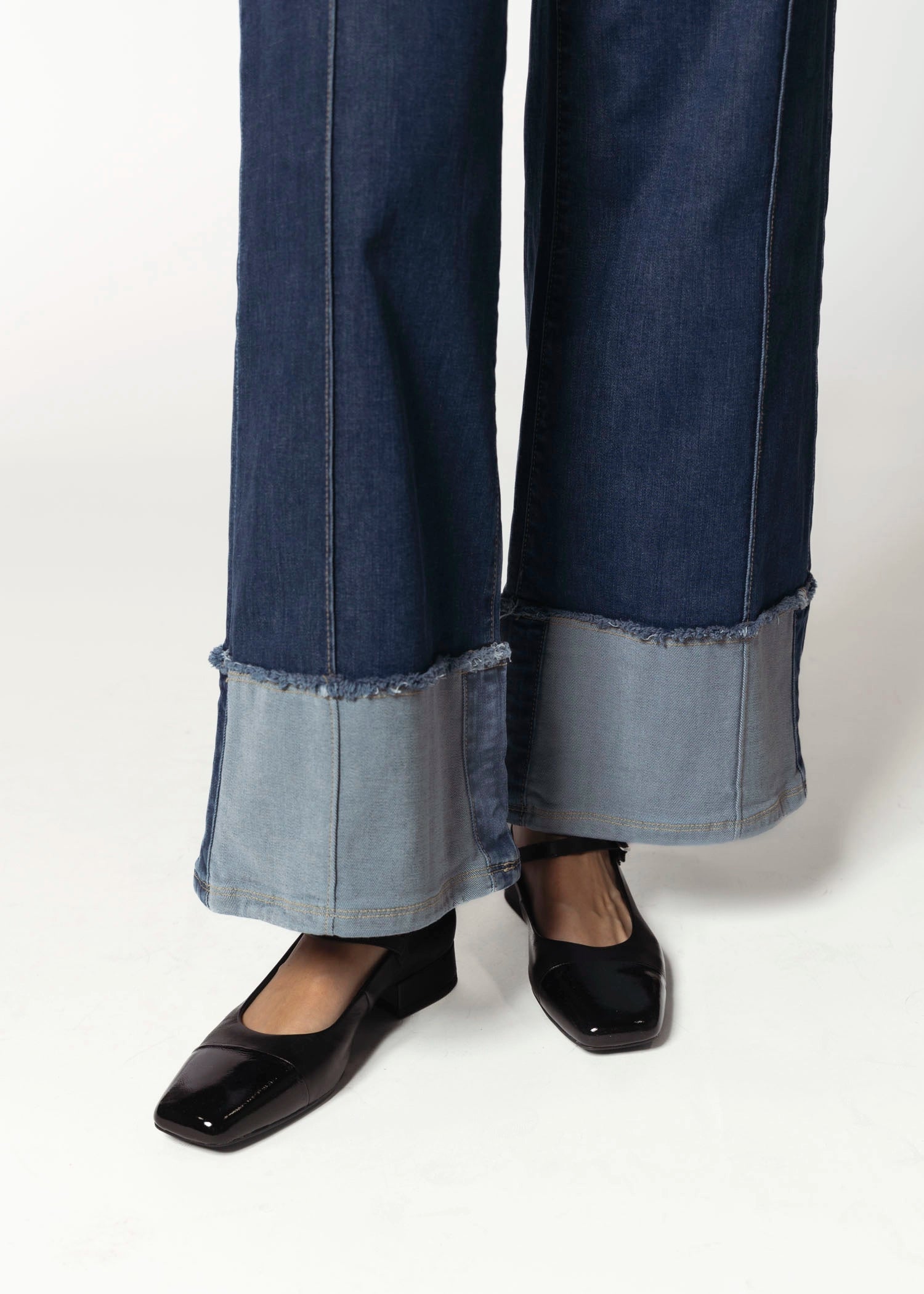 swatch_black/black debbi cap toe mary jane flat shoes