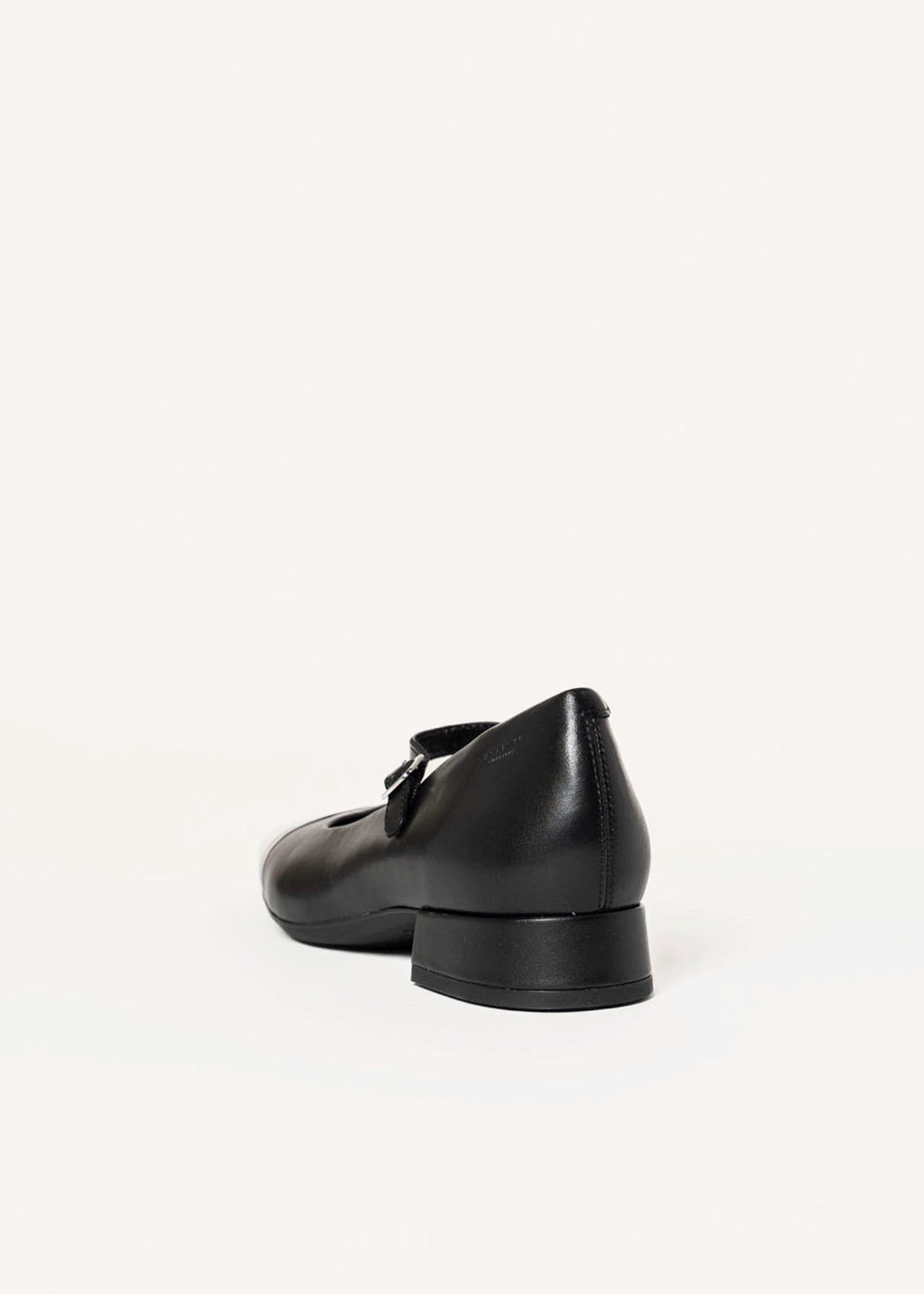 swatch_black/black debbi cap toe mary jane flat shoes
