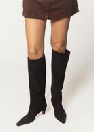 swatch_black suede fredine tall boot